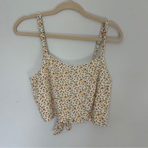 Hollister Floral Tie Top